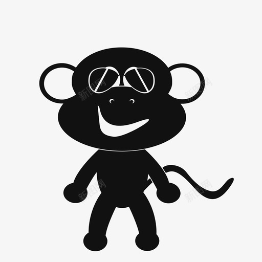 酷猴子图标svg_新图网 https://ixintu.com 酷猴子