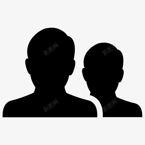 朋友团体恋人图标svg_新图网 https://ixintu.com 人 团体 恋人 朋友 用户 男人 质量
