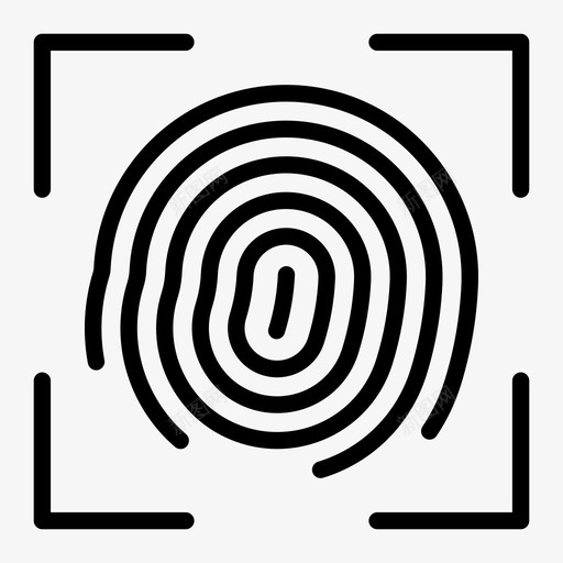 指纹安全系统扫描图标svg_新图网 https://ixintu.com 国家荣耀 安全系统 带子 扫描 拇指纹 指纹 犯罪 生物识别 盒子 绑定 计划