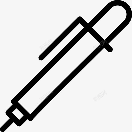 细笔绘图图标svg_新图网 https://ixintu.com 书写 工具 细笔 绘图 设计 设计线图标