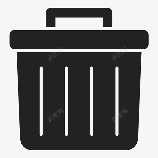 垃圾桶不再有用无用图标svg_新图网 https://ixintu.com 不再有用 丢弃 倾倒 垃圾 垃圾桶 垃圾箱 扔掉 无用 清理 移除