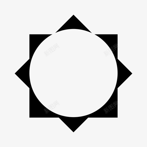 太阳天气阳光图标svg_新图网 https://ixintu.com 基本用途符号 天气 天气预报 太阳 屏幕亮度 星星 白天 阳光 预报