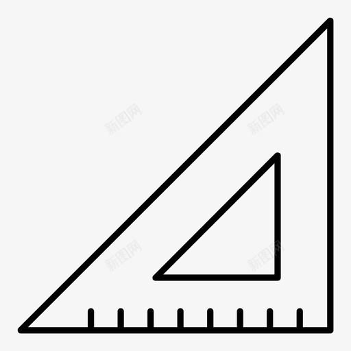 直尺测量工具数值图标svg_新图网 https://ixintu.com 单位 数值 测量工具 直尺 直角 米 英寸 长度