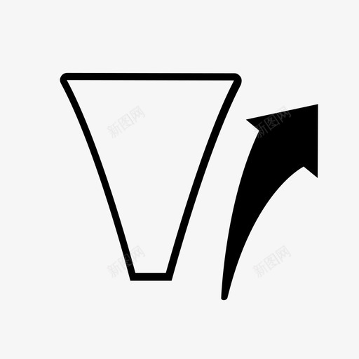向上箭头漏斗图标svg_新图网 https://ixintu.com 向上 步骤 漏斗 箭头 营销 营销漏斗 销售