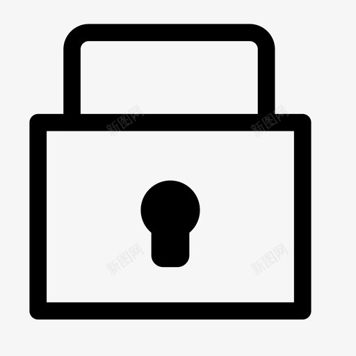 锁定安全机密图标svg_新图网 https://ixintu.com 保护 关闭 受保护 安全 机密 私有 锁定