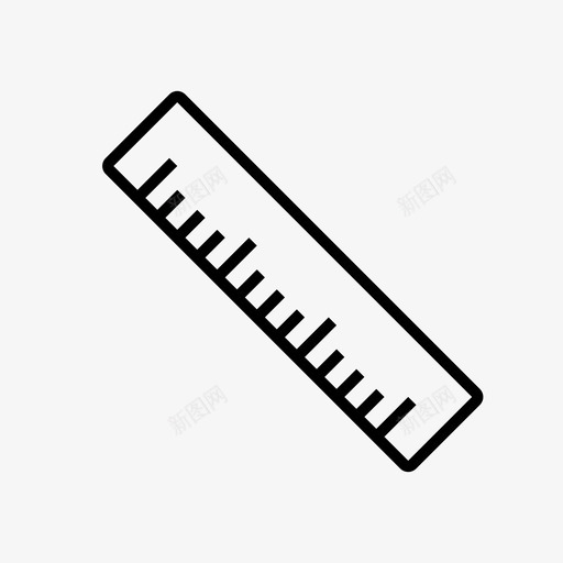 尺英寸长度图标svg_新图网 https://ixintu.com 尺 尺寸 英寸 长度