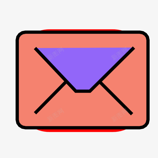 信封邮资邮局图标svg_新图网 https://ixintu.com 信件 信封 收件箱 文件夹 电子邮件 邮件 邮局 邮票 邮箱 邮资