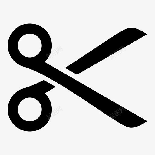 剪刀钳子开图标svg_新图网 https://ixintu.com 分离 切断 剪 剪刀 开 纸 钳子