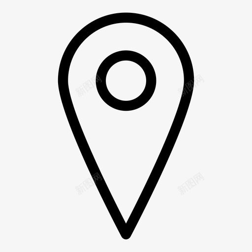 地图标记位置本地化svg_新图网 https://ixintu.com 位置 地图 地图标记 定位 导航 本地化 此处 路线