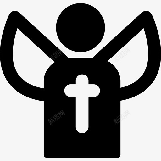 天使存在神圣图标svg_新图网 https://ixintu.com 天使 存在 灵性 灵魂 神圣