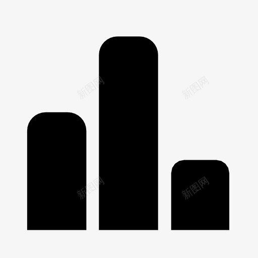 条形图统计报表图标svg_新图网 https://ixintu.com 信息图 报表 数据可视化 数据图形 条形图 统计