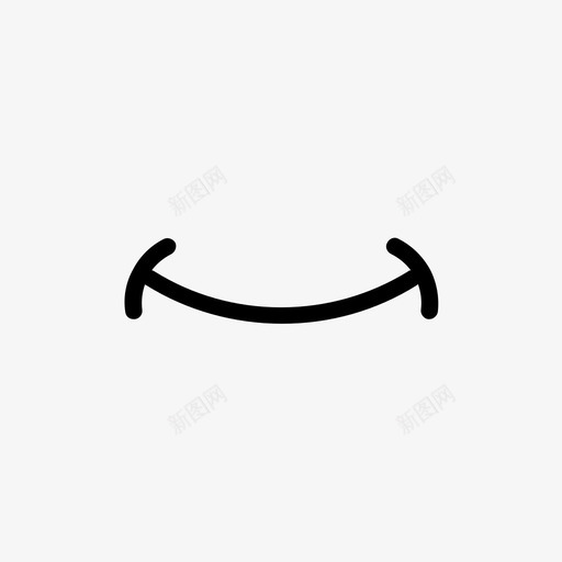 微笑情感表达图标svg_新图网 https://ixintu.com 嘴 微笑 微笑的嘴 微笑! 情感 表情 表达