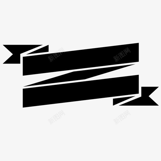 丝带横幅标签编织物图标svg_新图网 https://ixintu.com 丝带横幅 带子 标签 横幅丝带 编织物 蝴蝶结 装订