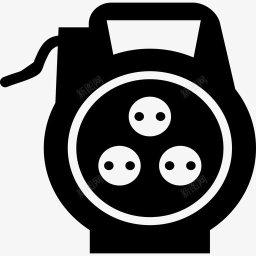 延长线工具复古图标svg_新图网 https://ixintu.com 复古 工具 延长线 开关线 电力 电源延长线 电源线 车库