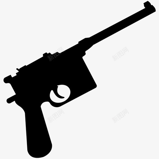 枪战斗杀戮图标svg_新图网 https://ixintu.com 冲锋枪 射手 战争 战斗 杀戮 枪 武器 武器实体图标