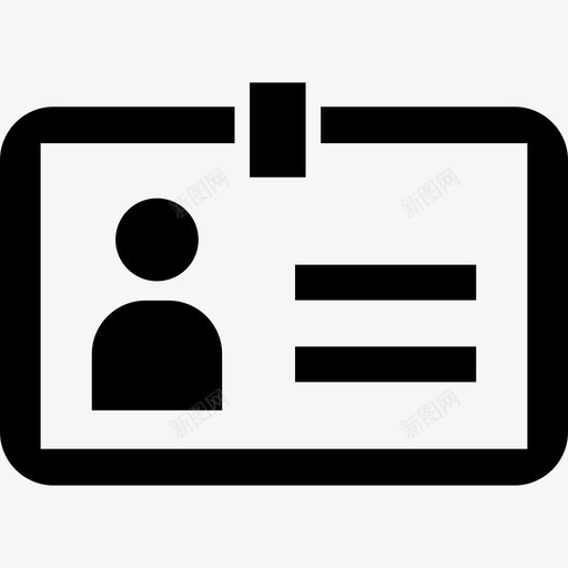 身份证学生证图标svg_新图网 https://ixintu.com 学生证 学生证制作素材 身份证