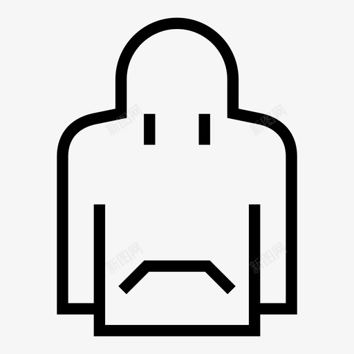 连帽衫运动衫款式图标svg_新图网 https://ixintu.com 外观 家居 工作服 服装 款式 运动衫 连帽衫 连衣裙