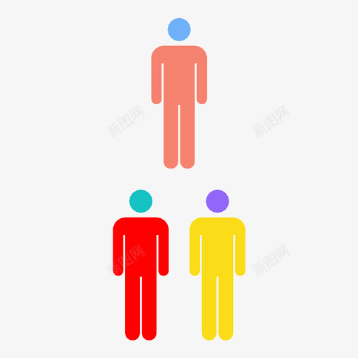 领导员工小组图标svg_新图网 https://ixintu.com 三 下属 人员 员工 团队 小组 层级 用户 领导