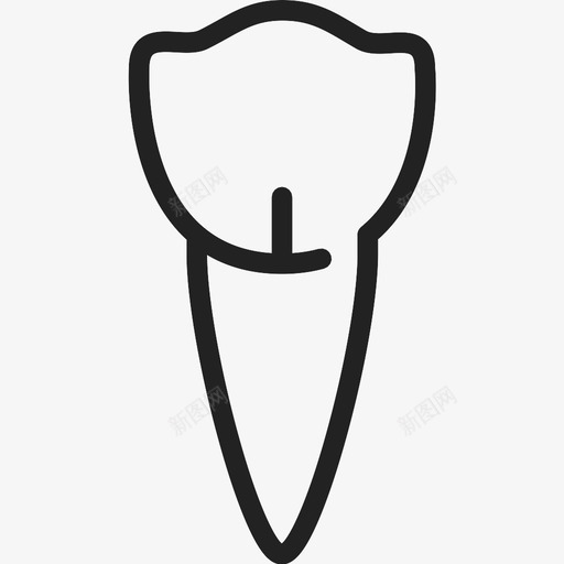前磨牙图标svg_新图网 https://ixintu.com 前磨牙