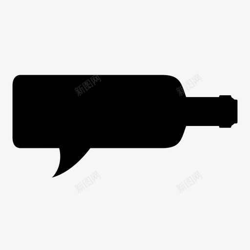 瓶子里的信息遇难者谈话图标svg_新图网 https://ixintu.com 大海 帮助 求救 求救信号 沉船 沟通 瓶子里的信息 聊天 评论 谈话 遇难者