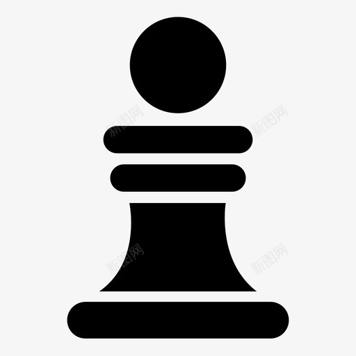 国际象棋棋子图形图标svg_新图网 https://ixintu.com 国际象棋 图形 棋子 游戏 策略 西洋棋 运动