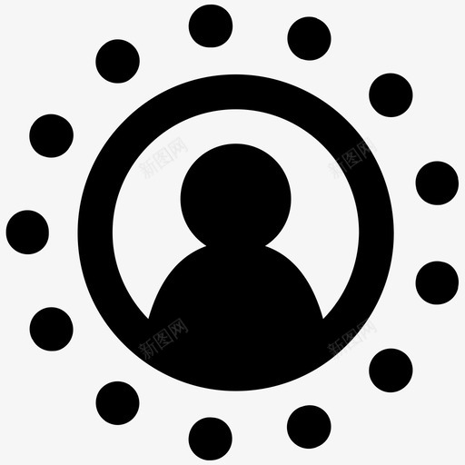 用户买家个人资料图标svg_新图网 https://ixintu.com 个人 个人资料 买家 头像 客户 所有者 用户 登录