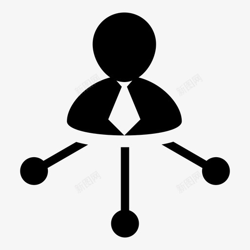连接链接朋友图标svg_新图网 https://ixintu.com 人力资源 合伙人 同事 商人 朋友 盟友 网络 连接 链接