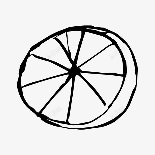 柠檬水果酸图标svg_新图网 https://ixintu.com 柠檬 水果 酸