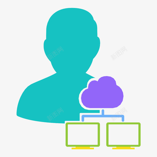 网络管理员网站用户图标svg_新图网 https://ixintu.com 互联网 人员 技术人员 用户 经理 网站 网站管理员 网络管理员 通信