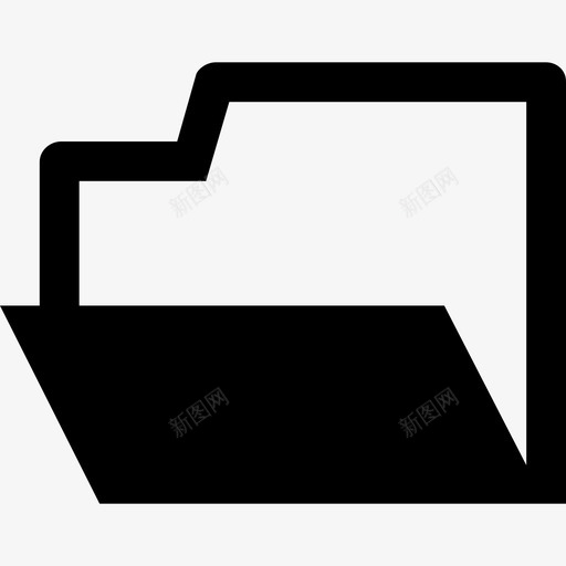 打开文件夹保存管理器图标svg_新图网 https://ixintu.com 保存 存档 已打开 已组织 打开文件夹 文件 文件夹打开 管理器
