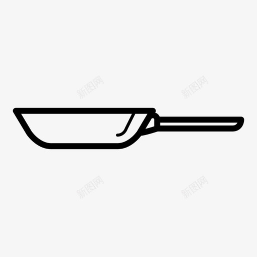 锅烹饪吃图标svg_新图网 https://ixintu.com 厨房用具 吃 烹饪 煎 煎锅 锅