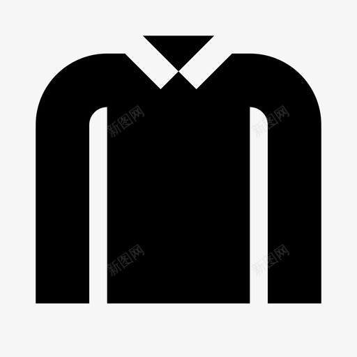 采购产品衬衫衣服领子图标svg_新图网 https://ixintu.com 网球 衣服 采购产品衬衫 长袖 长袖衣领 领子 马球 高尔夫