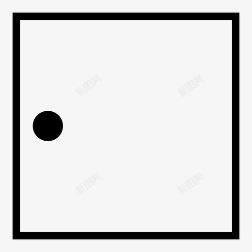左侧右侧方形图标svg_新图网 https://ixintu.com 位置 右侧 左侧 方向 方形 点 西部 门