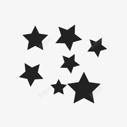恒星天体发光体图标svg_新图网 https://ixintu.com 发光体 天体 太空 恒星