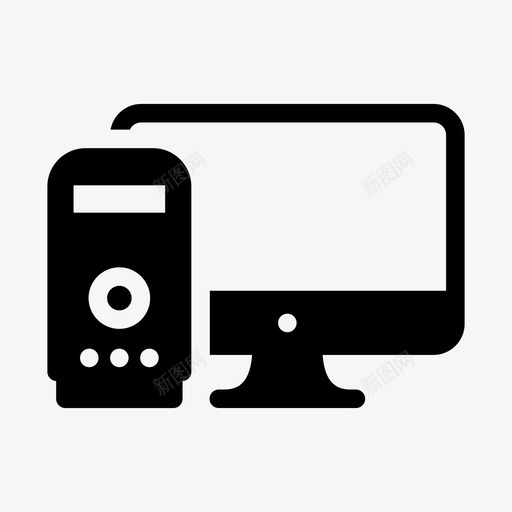 电脑显示器鼠标图标svg_新图网 https://ixintu.com OK电脑 mac电脑 pc 个人电脑 塔台 处理器 屏幕 工作站 显示器 电脑 键盘 鼠标