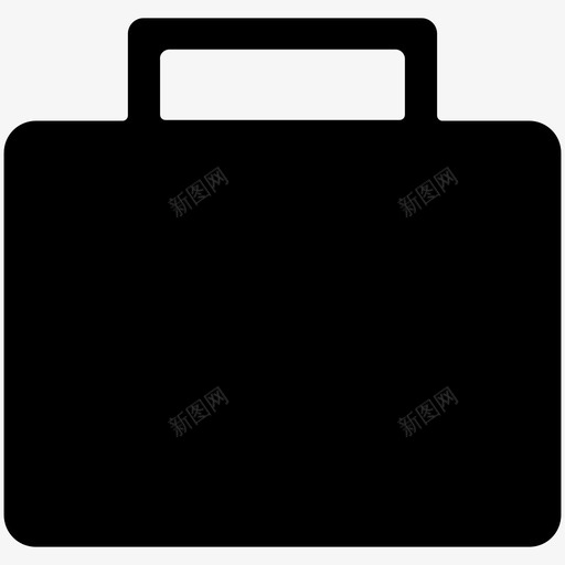 西服盒包行李图标svg_新图网 https://ixintu.com 公文包 包 在线营销固体图标 旅游 行李 西服盒