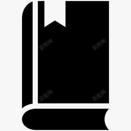 书写字图标svg_新图网 https://ixintu.com 书 书签 信 写 字 带书签的书 教育酷矢量图标 日记 日记本 装订 读