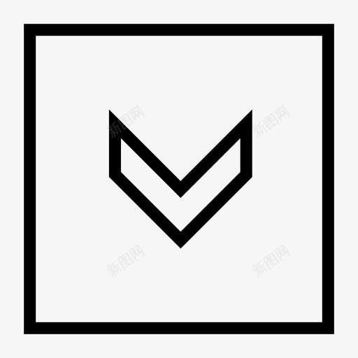 向下箭头国家符号百万像素图标svg_新图网 https://ixintu.com 向下箭头 向后 国家符号 图表 手机 方向 方形 百万像素 绑定 角箭头