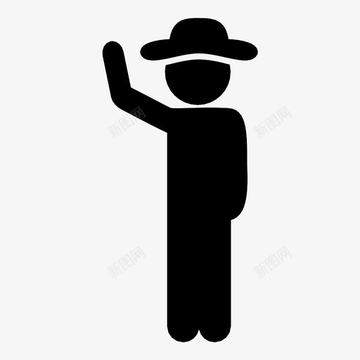 搭便车者路边骑手图标svg_新图网 https://ixintu.com 举手 免费 客户 小男孩举手 拇指 搭便车者 男孩 男性 请求者 路边 骑手