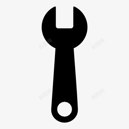 扳手工具系统工具图标svg_新图网 https://ixintu.com 夹钳 工具 扳手 服务 管道 系统工具 设置 转动 选项 配置 金属