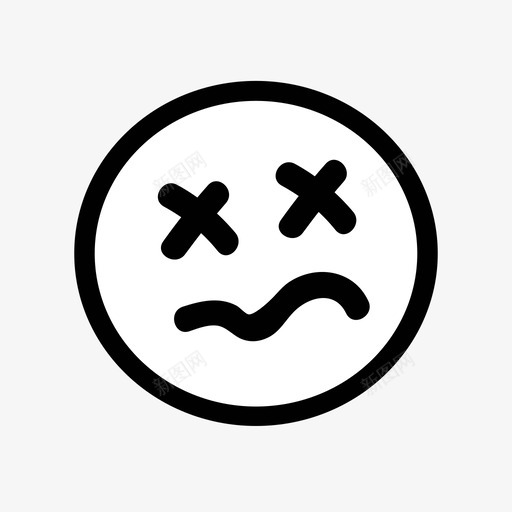 死去的图标svg_新图网 https://ixintu.com 死去的