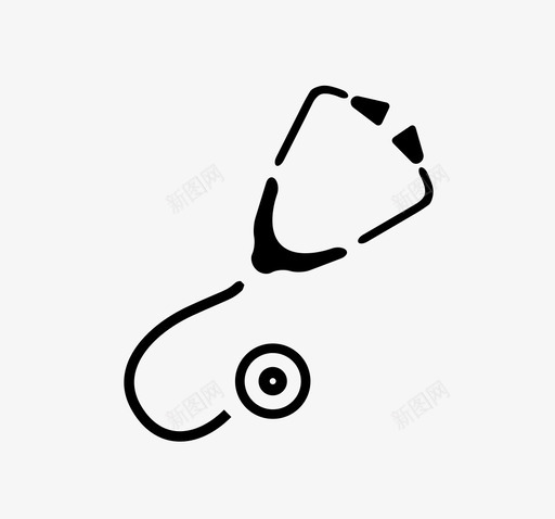 听诊器感冒诊断图标svg_新图网 https://ixintu.com 健康 医生 医院 听诊器 感冒 治疗 炉灶 诊断