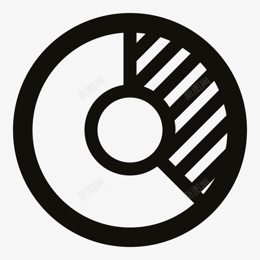 甜甜圈图饼图性能图标svg_新图网 https://ixintu.com 信息图 分析 圆形 性能 数据分析 材料 注意事项 甜甜圈图 管理 统计 饼图