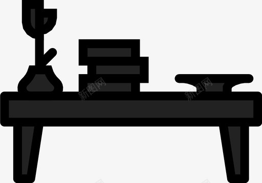 咖啡桌房间整体图标svg_新图网 https://ixintu.com 分析 咖啡桌 家具 房子 房间 数据 整体 电子商务