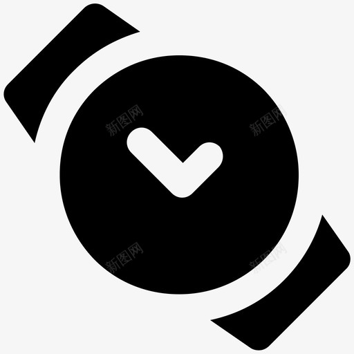 手表电子产品大胆的固体图标svg_新图网 https://ixintu.com 手表 电子产品大胆的固体图标
