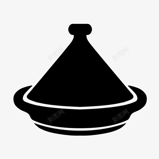 采购产品泰金器具锅图标svg_新图网 https://ixintu.com 厨房 器具 摩洛哥 柏柏尔 炊具 盘子 采购产品泰金 锅 陶器 非洲 食物