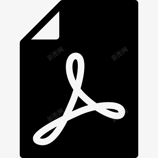 pdf文件gap格式图标svg_新图网 https://ixintu.com acrobat gap pdf文件 reader 文件夹 文件实心图标 文档 格式 设计