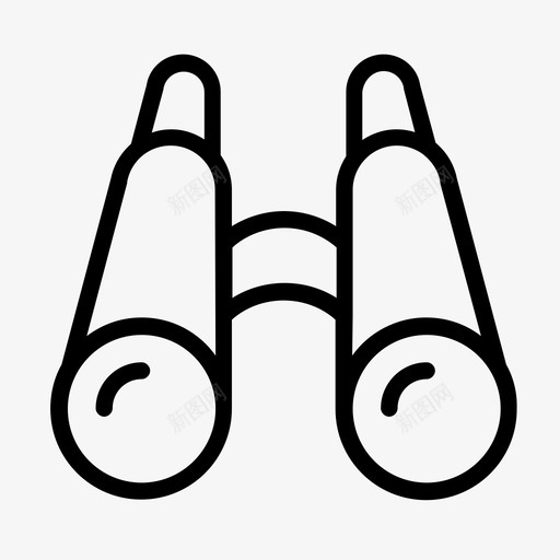 双筒望远镜近距离搜索图标svg_新图网 https://ixintu.com 双筒望远镜 探索 搜索 放大 检查 概述 精确定位 缩放 近距离 透视