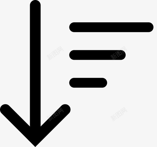排序筛选层次结构图标svg_新图网 https://ixintu.com 列表 层次结构 排序 筛选 项 顺序