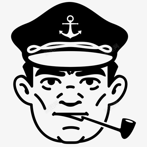船长规则命令图标svg_新图网 https://ixintu.com 伙计 听着 命令 工人 帽子 服从 胡子 船长 规则 领队